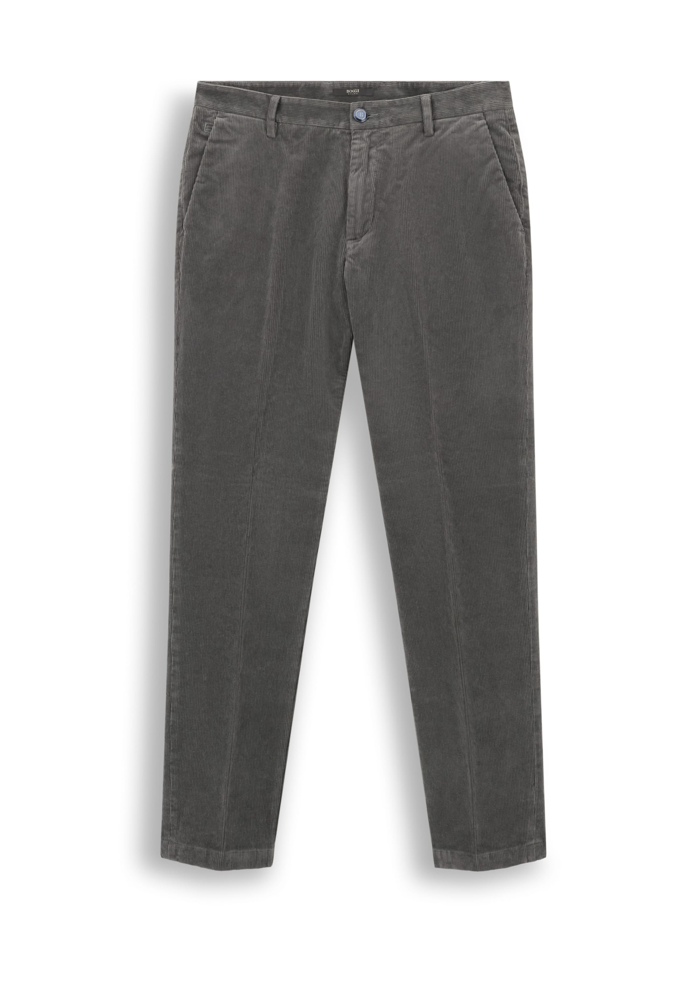 Boggi Milano Chinohose in Grau: Vorderseite
