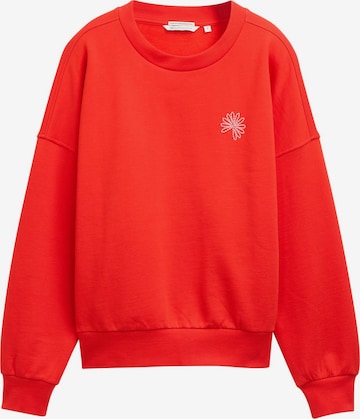 raudona TOM TAILOR DENIM Megztinis be užsegimo: priekis