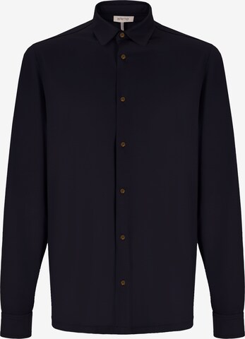 Distretto12 - Camisa 'Menta' en azul: frente