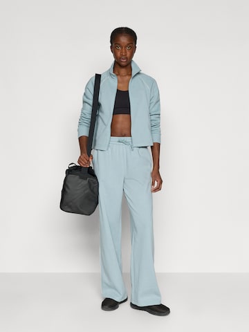 ONLY PLAY Athletic Zip-Up Hoodie in Blue