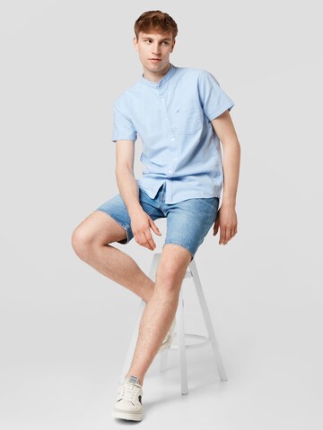 HOLLISTER Regular Fit Hemd 'Emea' in Blau