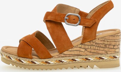 GABOR Sandale in cognac, Produktansicht