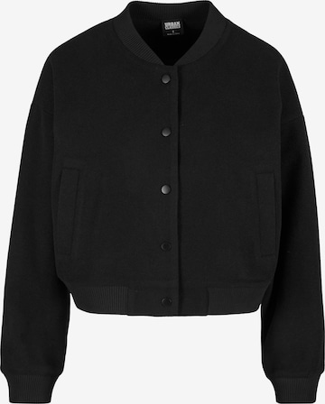 Urban Classics Přechodná bunda – černá: přední strana