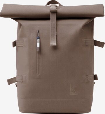 Sac à dos 'Rolltop' Got Bag en beige : devant