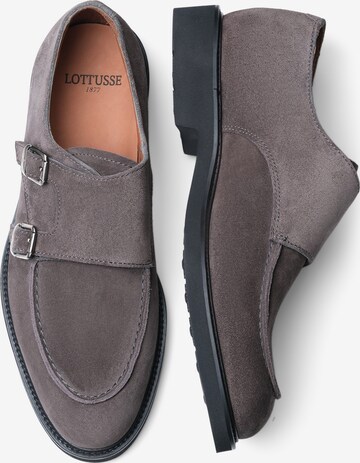 LOTTUSSE Moccasins ' Baltimore ' in Grey