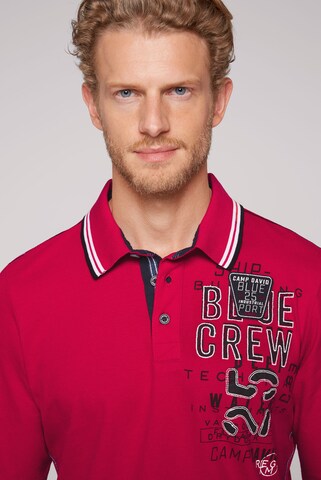 CAMP DAVID Poloshirt 'Shipyard' in Rot