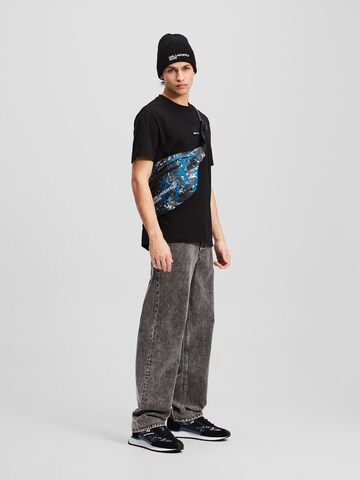 KARL LAGERFELD JEANS Tričko - Čierna