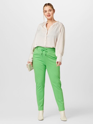 ONLY Carmakoma Tapered Broek in Groen
