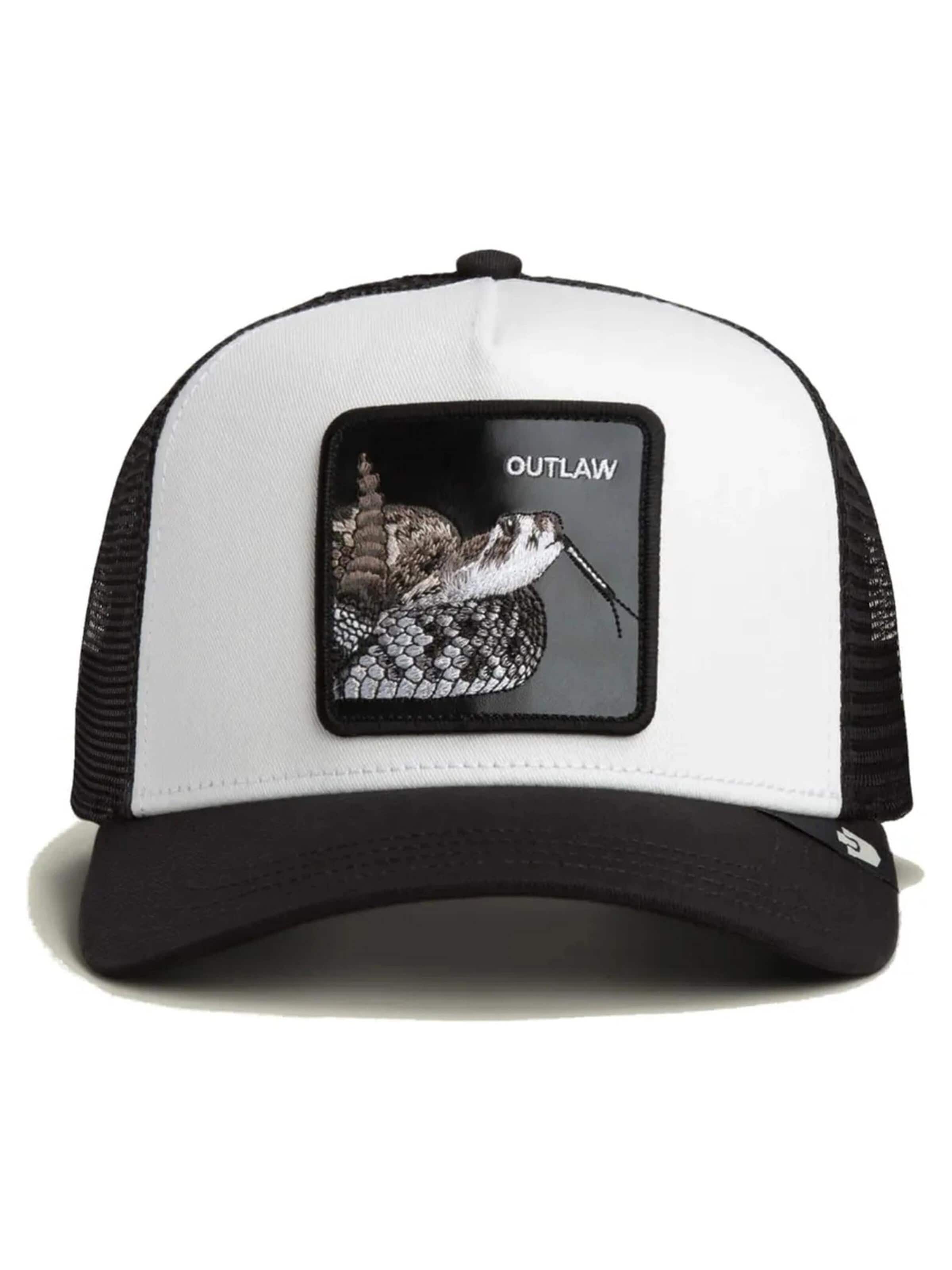GOORIN Bros. Kšiltovka 'Gorra goorin bros blanca vibora outlaw trucker cap 3' – bílá: přední strana