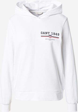 balts GANT Sportisks džemperis: no priekšpuses