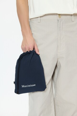 Matinique Regular fit Colbert 'MAcharles' in Blauw