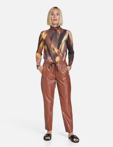 Loosefit Pantalon GERRY WEBER en marron