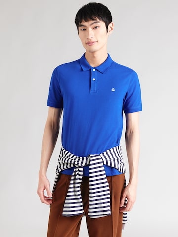 UNITED COLORS OF BENETTON Тениска в синьо: отпред