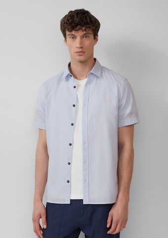 s.Oliver Regular Fit Hemd in Blau: Vorderseite