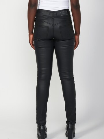 KOROSHI Slimfit Broek in Zwart