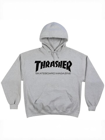 THRASHER Sweatshirt 'SKATE MAG' in Grijs: voorkant