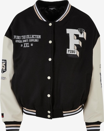 FUBU Übergangsjacke in schwarz / weiß, Produktansicht