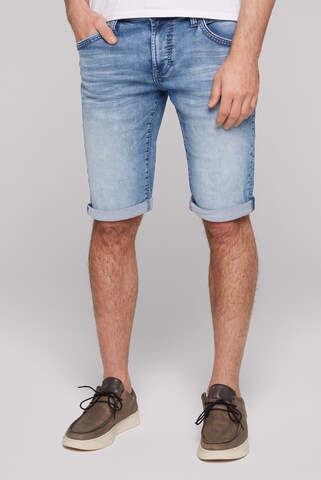 CAMP DAVID Slimfit Shorts 'RO:BI' in Blau: predná strana