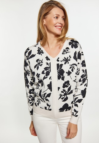 Pull-over Usha en noir : devant