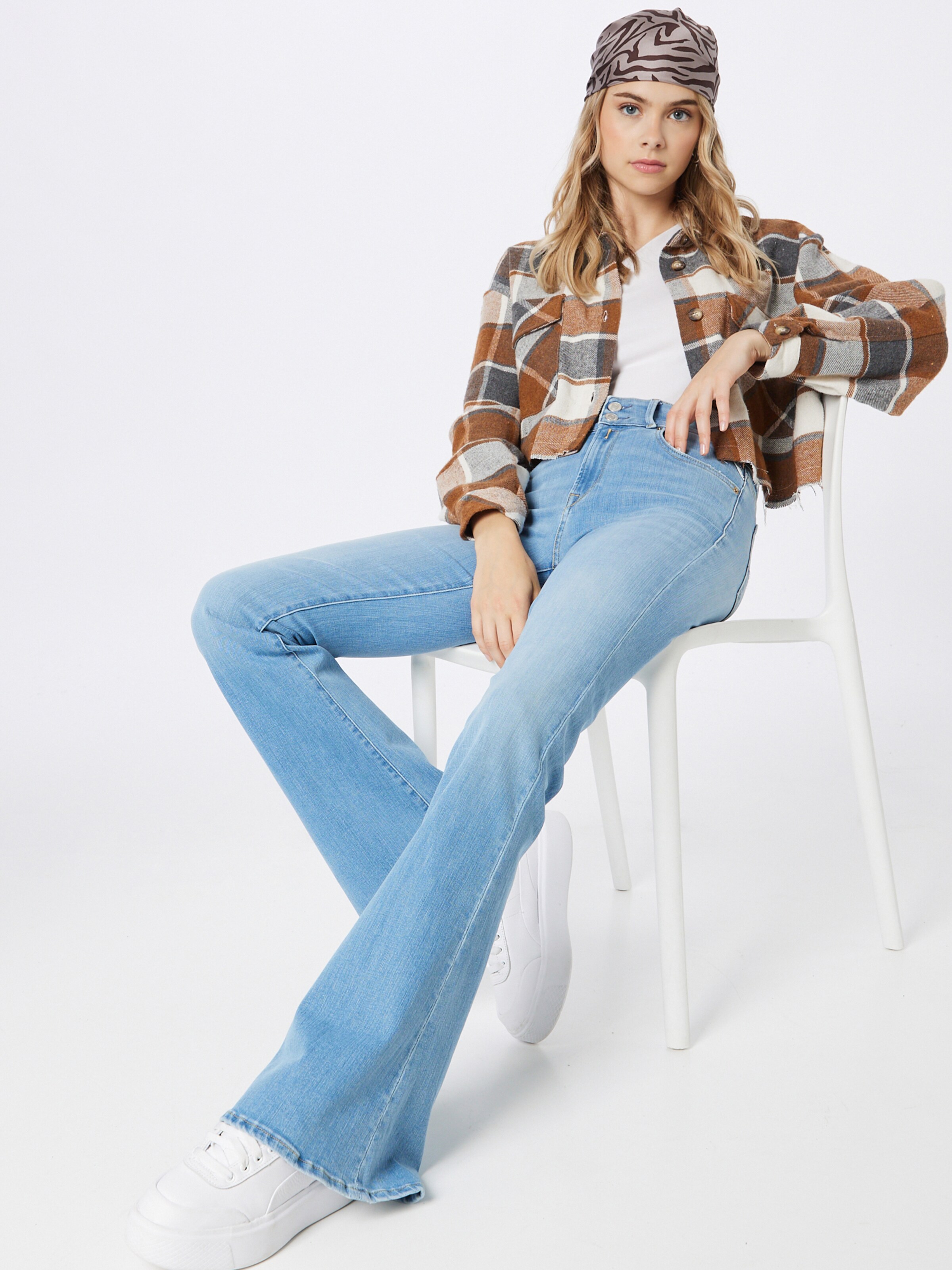 Frauen Jeans REPLAY Jeans 'NEW LUZ' in Hellblau - NH44271