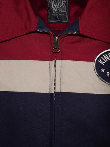 King Kerosin Between-Season Jacket 'Bakersfield' in Blue
