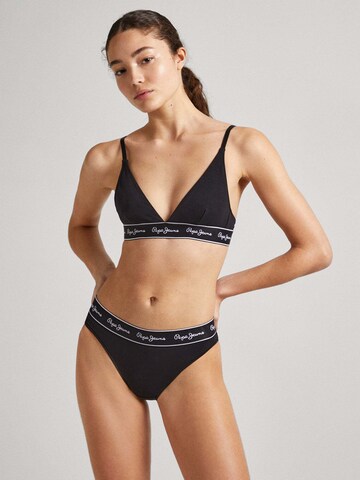 Pepe Jeans Triangel BH in Zwart