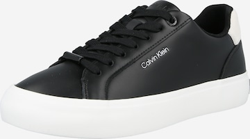 Calvin Klein Низкие кроссовки в Черный: спереди