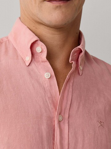 Coupe regular Chemise 'Ess' Hackett London en rose