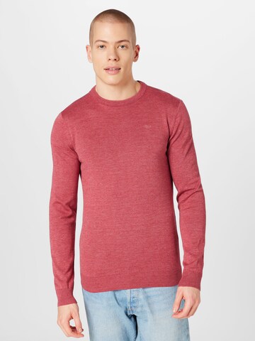 Petrol Industries Sweater in Red: front