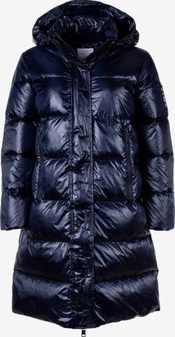 ARMANI EXCHANGE Winter Coat in Blue: front
