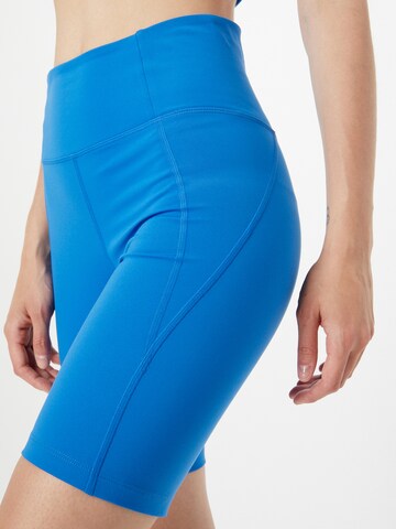 Girlfriend Collective Skinny Workout Pants in Blue