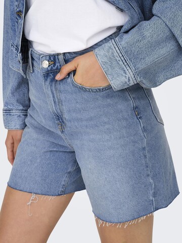 ONLY regular Jeans i blå
