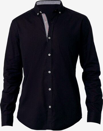 Slim fit Camicia di Felix Hardy in nero: frontale