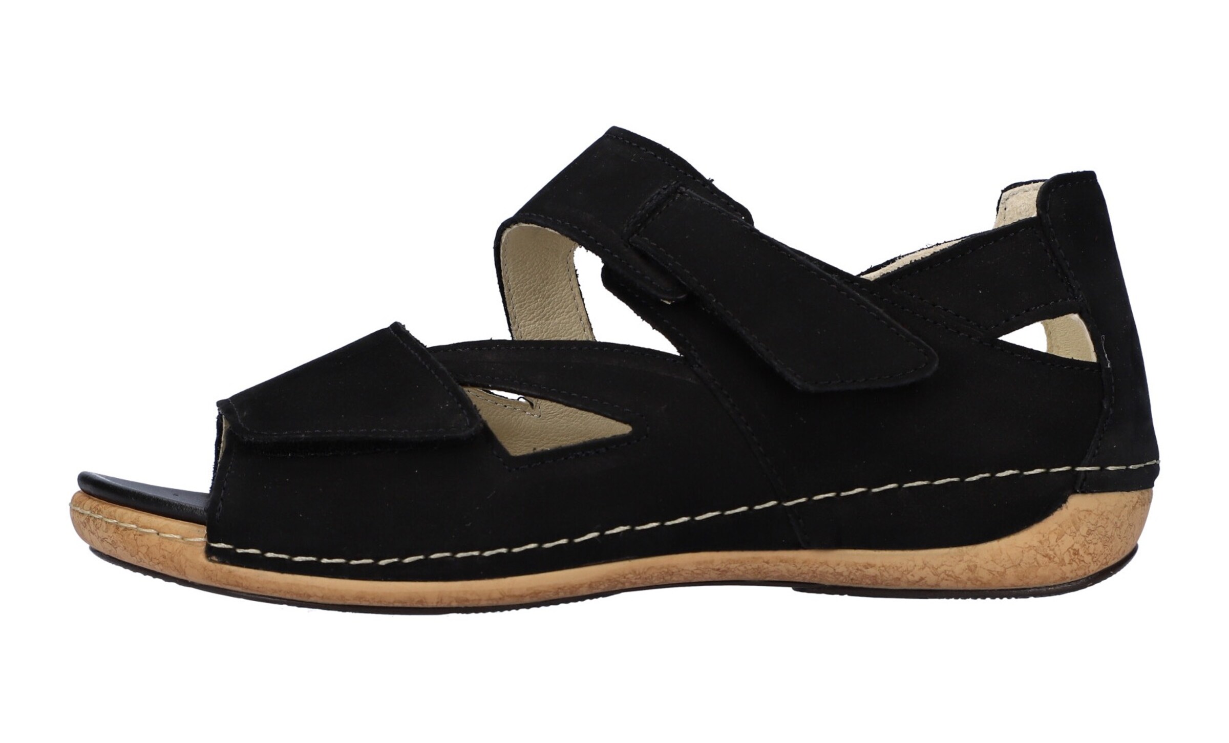 WALDLÄUFER Sandals 'Heliett' in Black