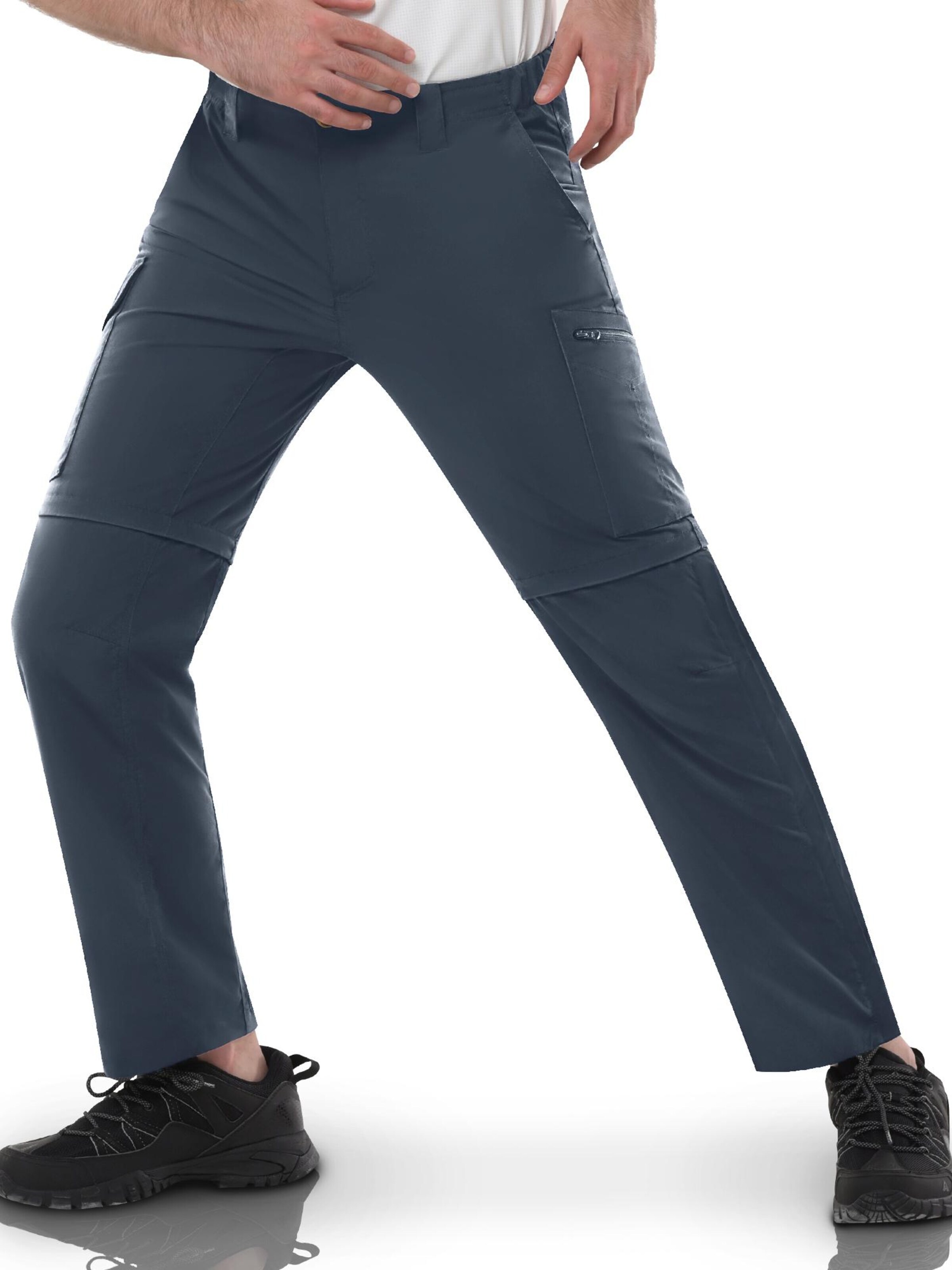 33,000ft Regular Pants '33,000ft Men's Hiking Trousers' in Blue: front
