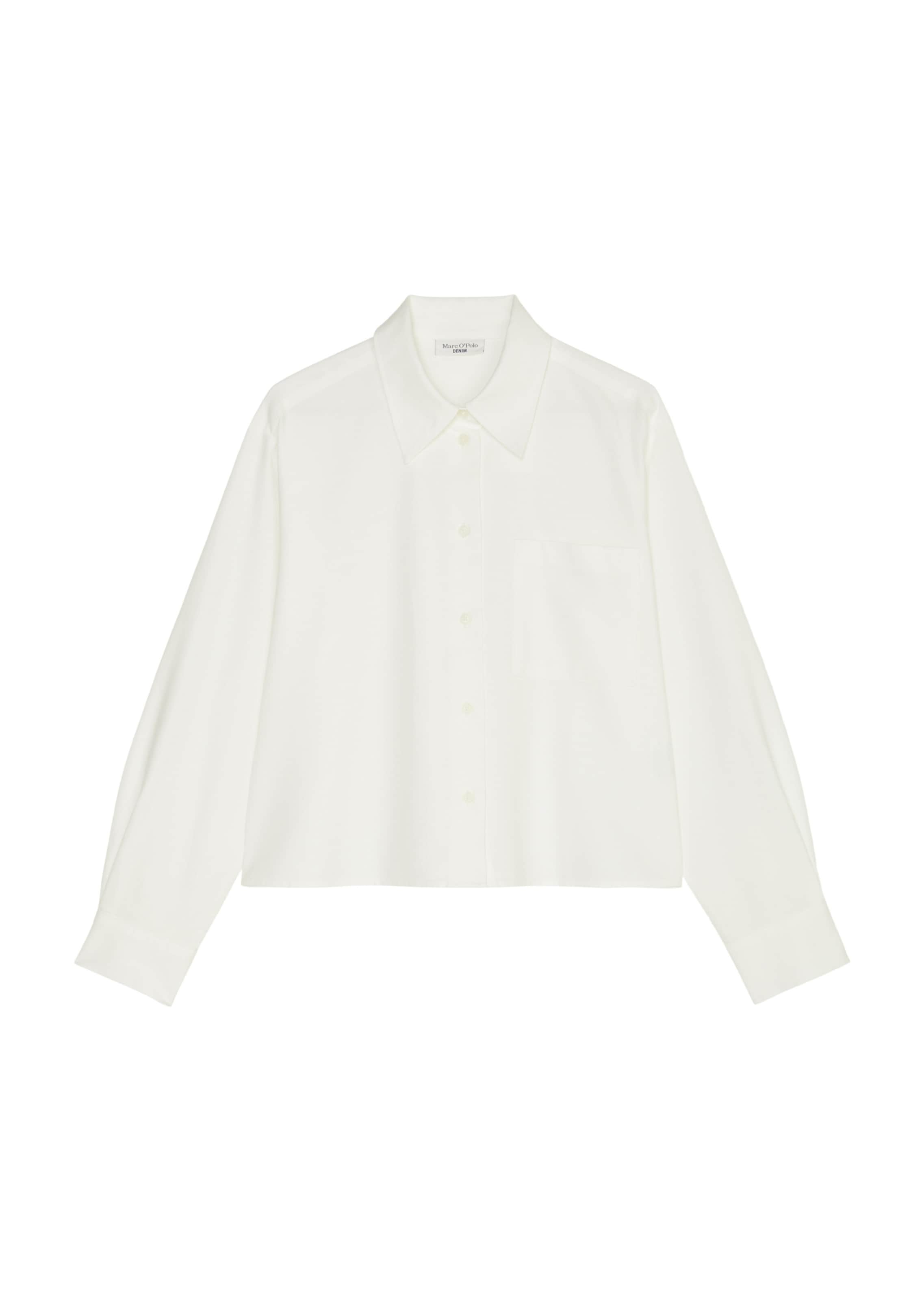 Marc O'Polo DENIM Bluse in Weiß: Vorderseite