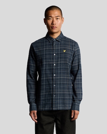 Lyle & Scott Regular Fit Skjorte i blå: forside