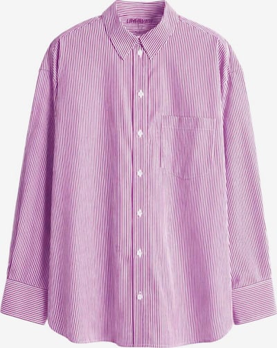 UNIQVIBE Bluse in pink / weiß, Produktansicht
