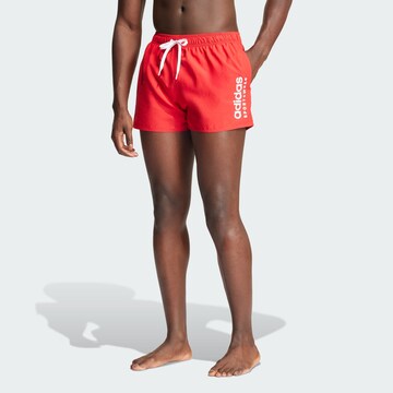 ADIDAS PERFORMANCE Sportbadehose 'Essentials' in Rot: Vorderseite