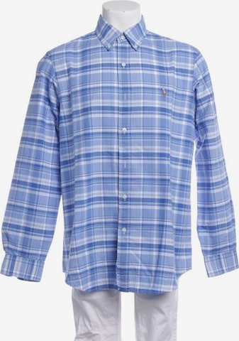 Lauren Ralph Lauren Freizeithemd / Shirt / Polohemd langarm L in Blau: predná strana