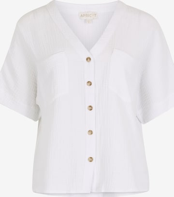 Chemisier Apricot en blanc : devant