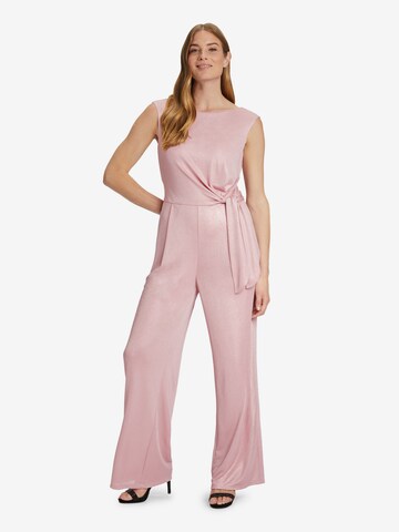 Tuta jumpsuit di Vera Mont in rosa: frontale