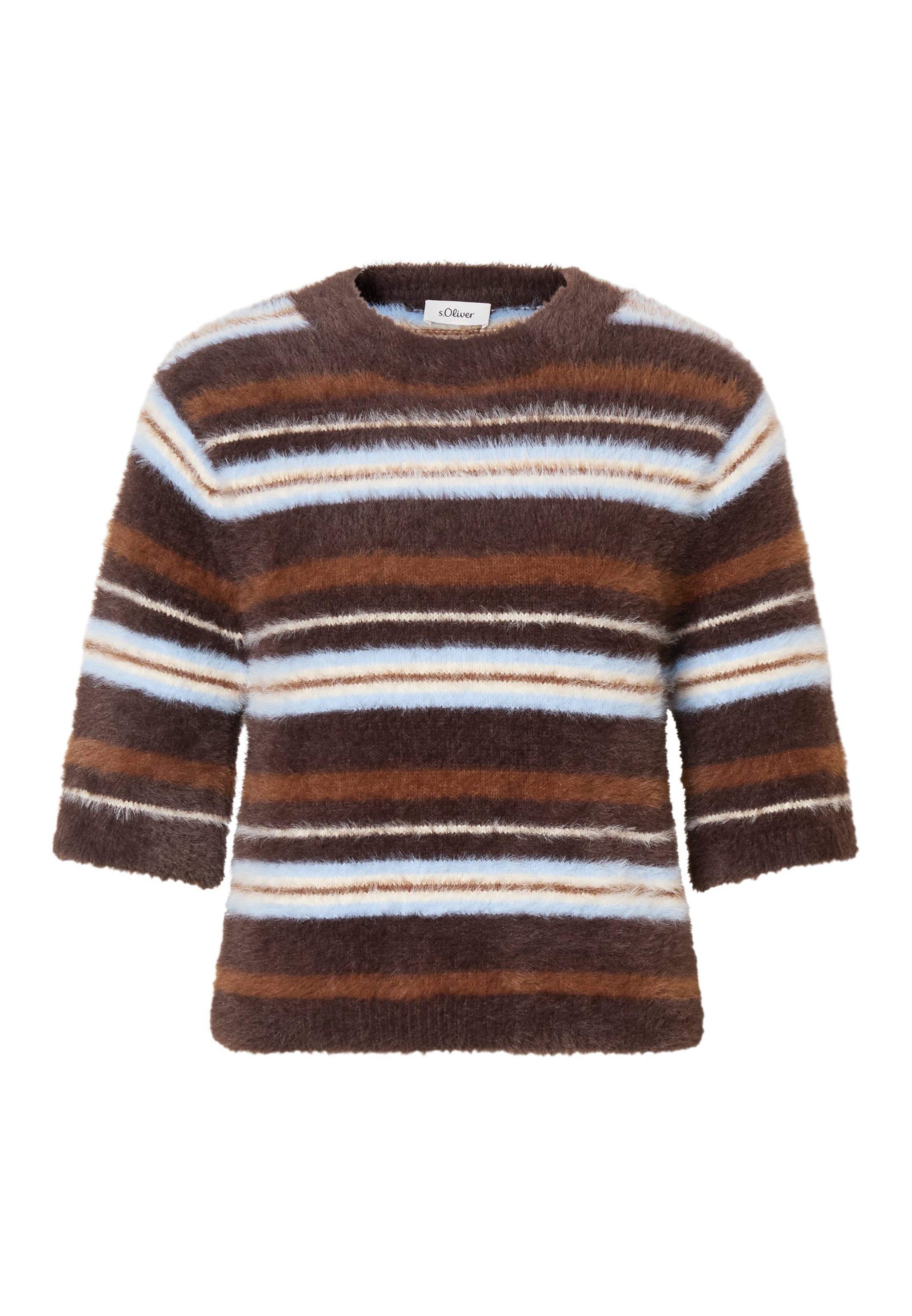 s.Oliver Pullover in Braun: Vorderseite