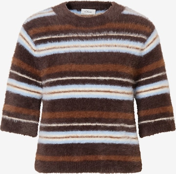 s.Oliver Pullover in Braun: Vorderseite