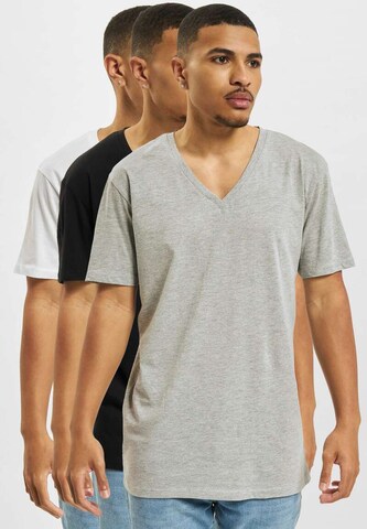 T-Shirt DEF en gris : devant