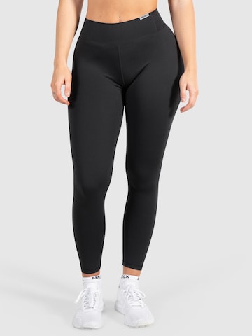 Smilodox Skinny Workout Pants 'Advance Pro' in Black: front