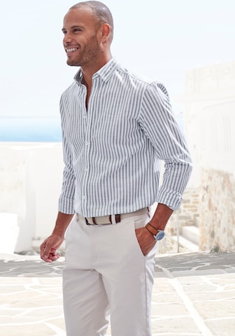 JOHN DEVIN Regular fit Button Up Shirt in Grey