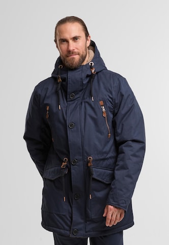 INDICODE JEANS Parka 'Gilles' in Blau