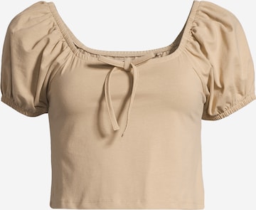 AÉROPOSTALE Shirt in Beige: front