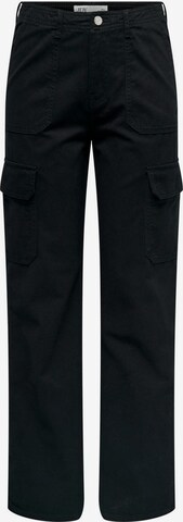 JDY Wide Leg Cargohose in Schwarz: predná strana